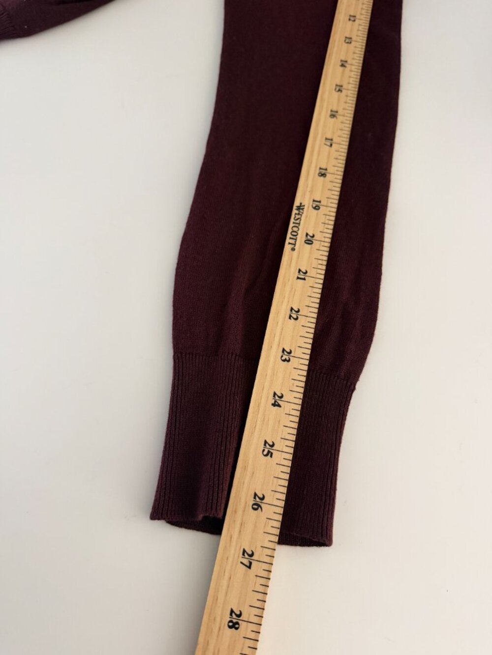 All Saints Crewneck Sweater - Large - Burgundy - Picture 8 of 12